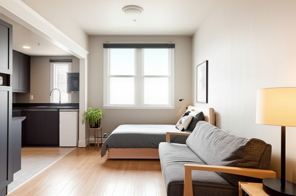 Urban Studio Apartment in Downtown - Thumbnail 2